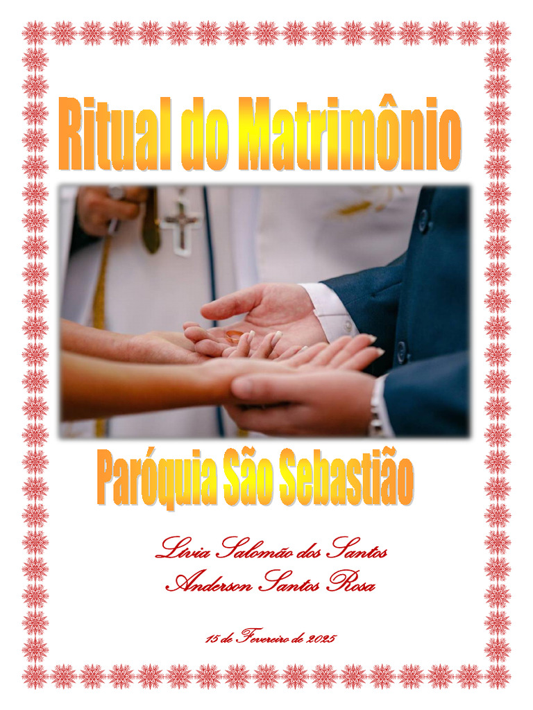 Celebração Matrimonial de Lívia e Anderson | PDF | Eucaristia | Amor
