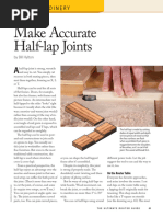 Woodworking Half Lap Joint Guide | PDF | Woodworking | Metalworking