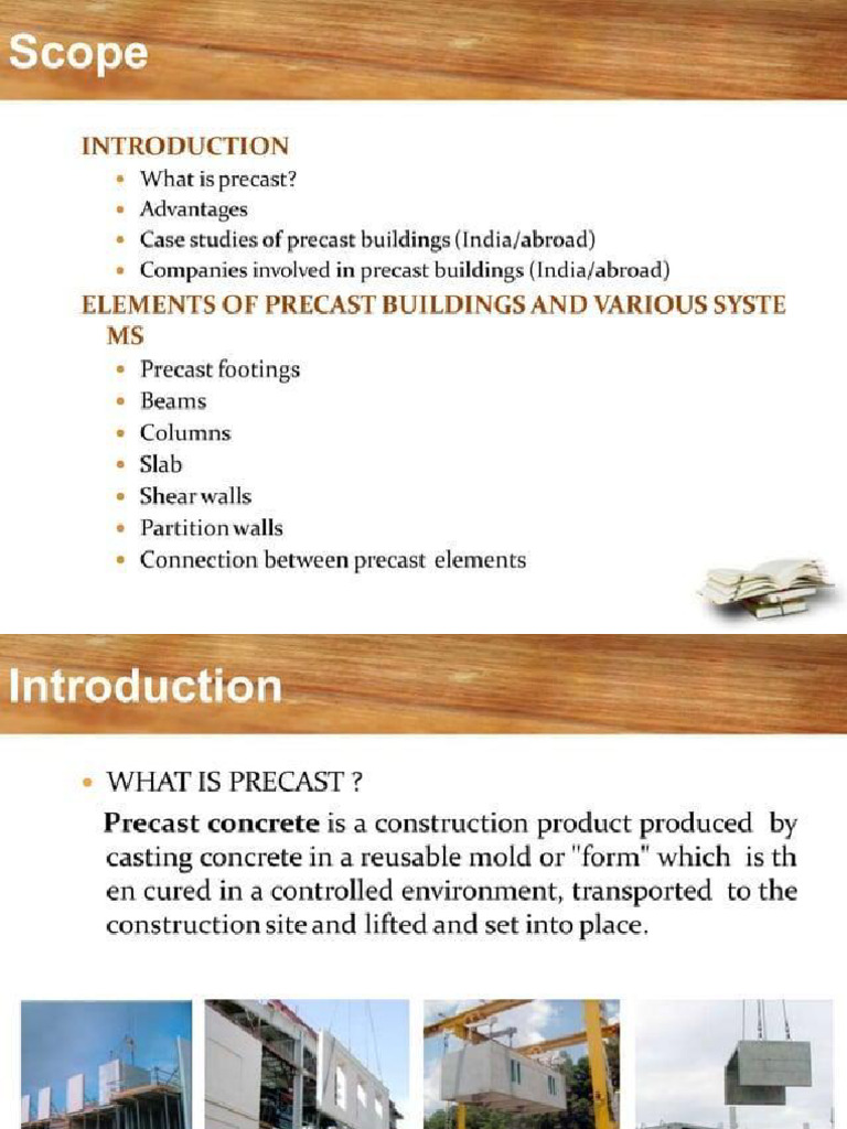 Prefabricated and Precast Concrete | PDF