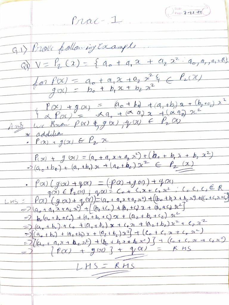 Practical 1 | PDF