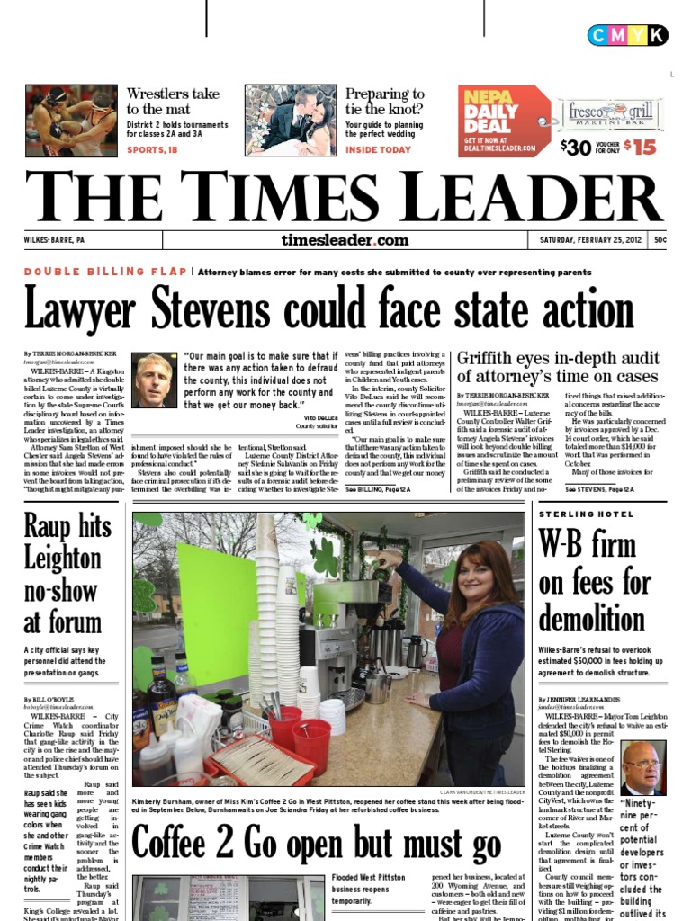 Times Leader 02-25-2012, PDF, Plea