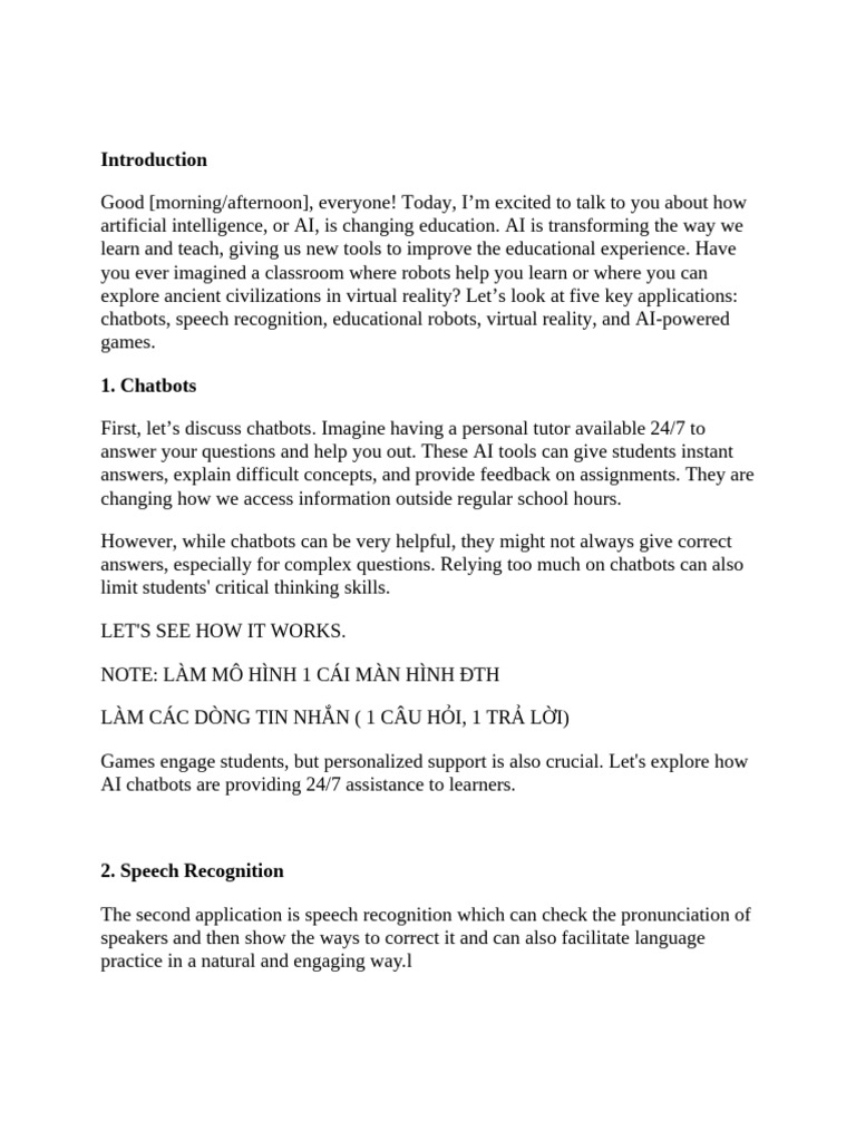 Applications of AI in Education | PDF | Artificial Intelligence ...