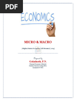 Class 12 Microeconomics Chapter 1 Notes | PDF | Economics | Microeconomics