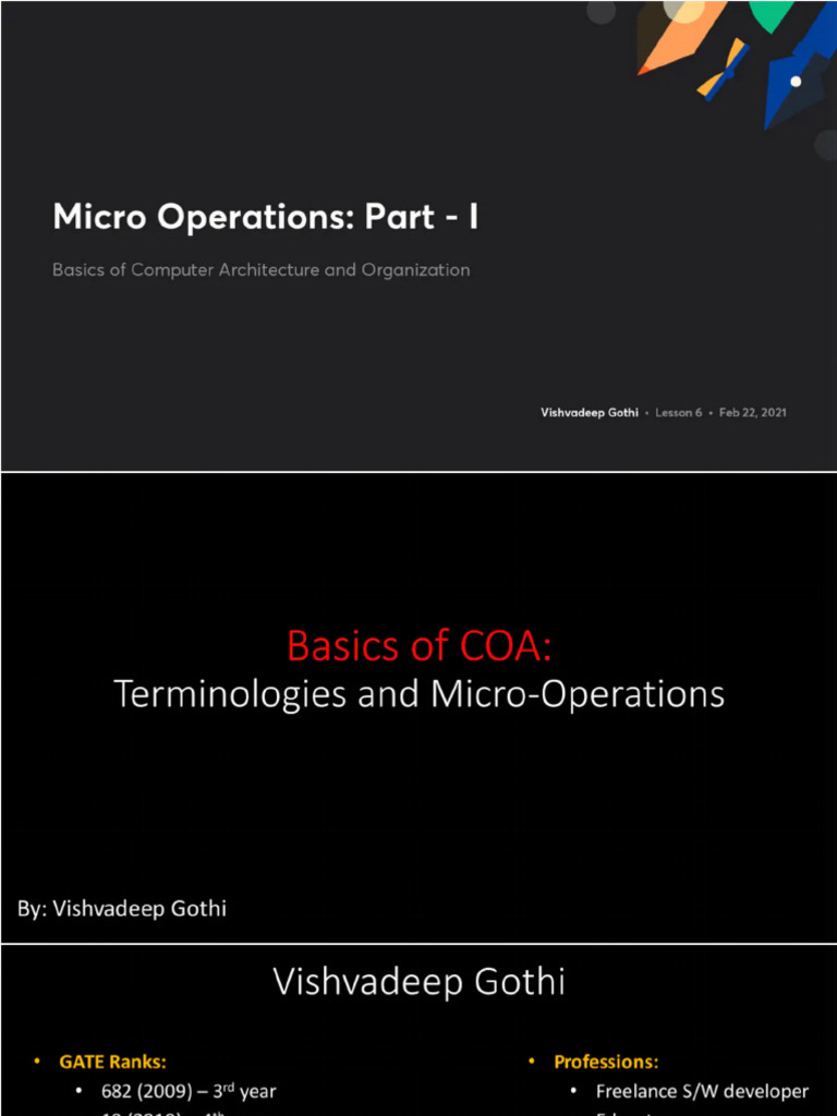 Micro Operations Part I With Anno | PDF