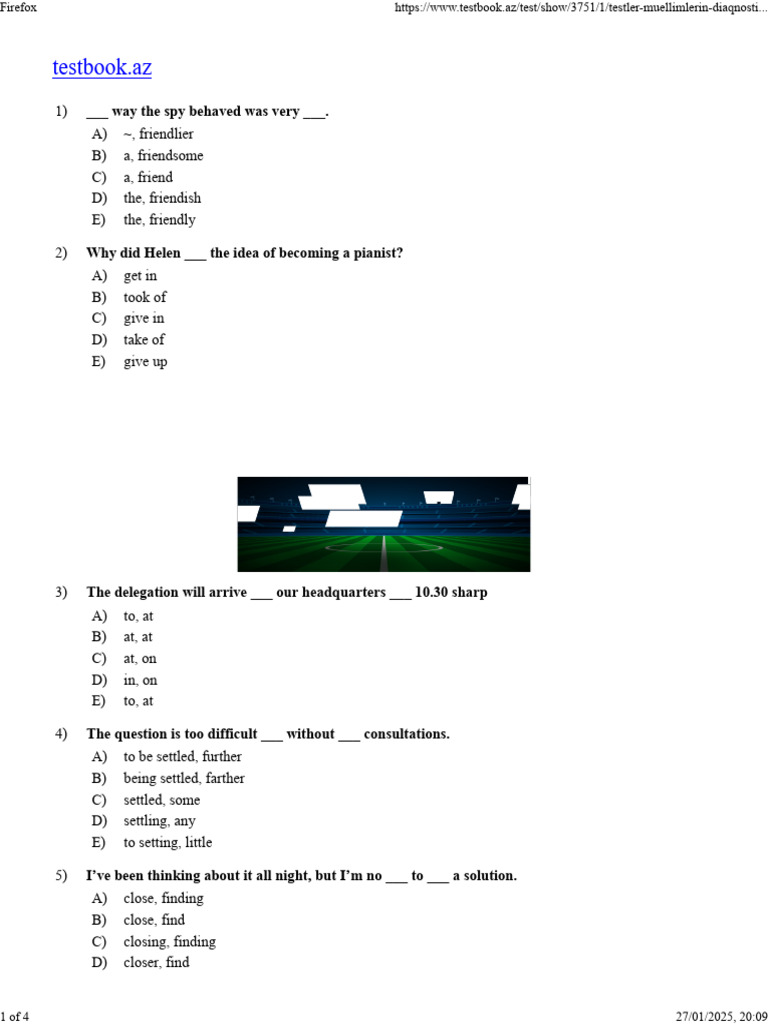 English Language Diagnostic Tests | PDF | Linguistic Morphology | Syntax