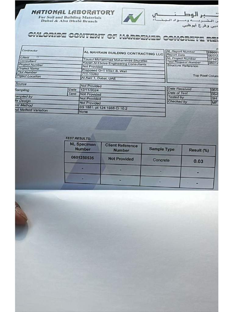 Column Test Report 1 | PDF