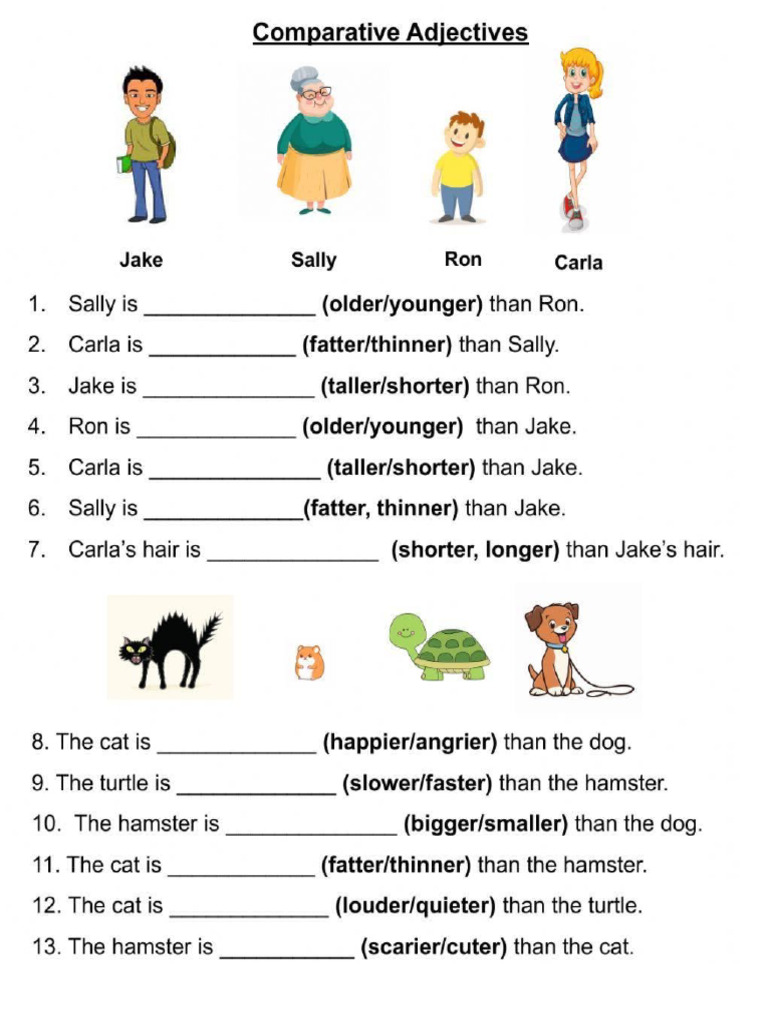 English Guide Comparatives | PDF