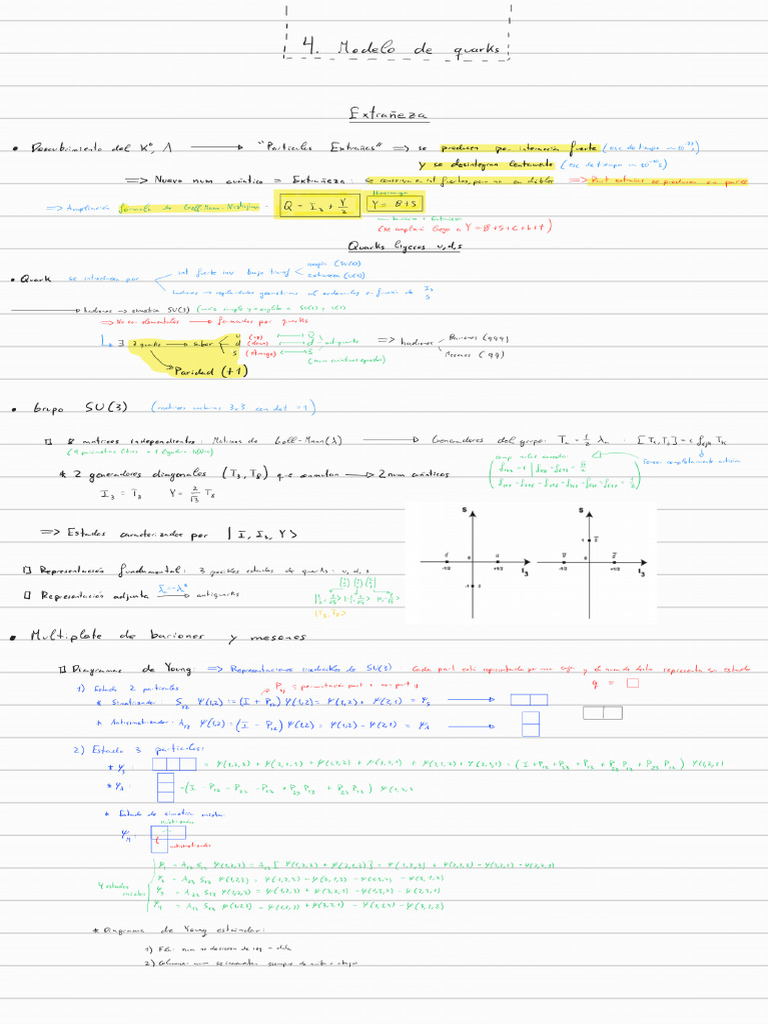 4 Modelo de Quarks | PDF
