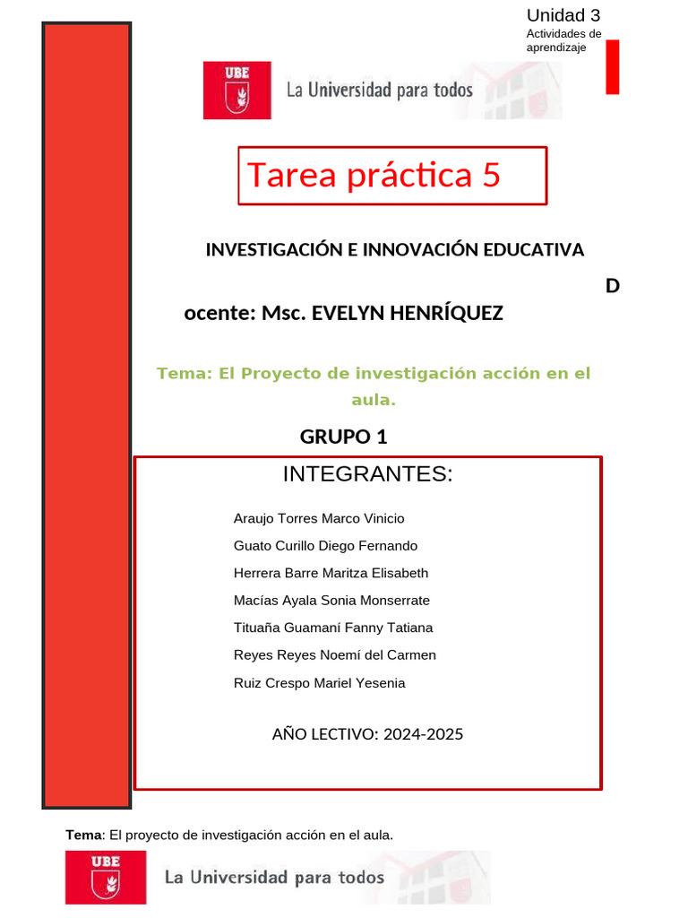 Tarea Corregida | PDF | Enseñando | Aprendizaje