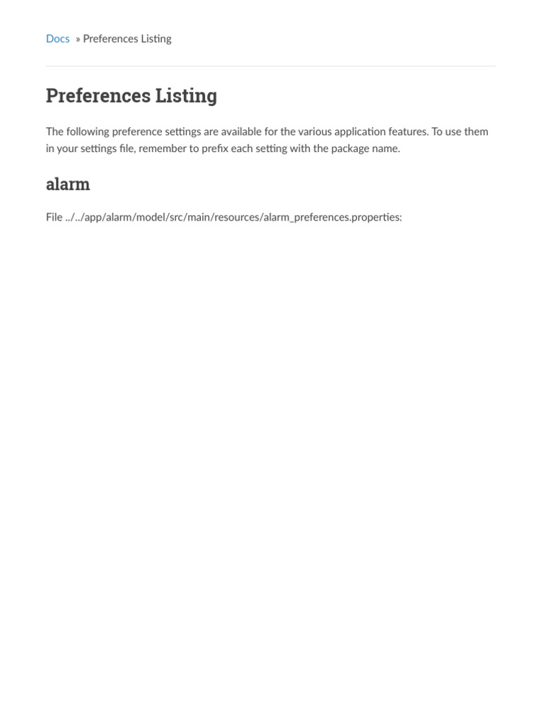 Preferences Listing - Phoebus 1.0 Documentation | PDF | Postgre Sql | Sql
