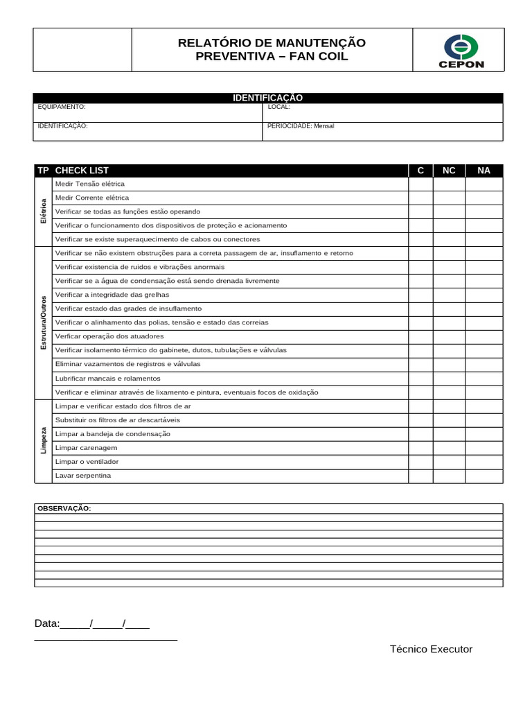 Form Man 05-R00 - Fan Coil | PDF