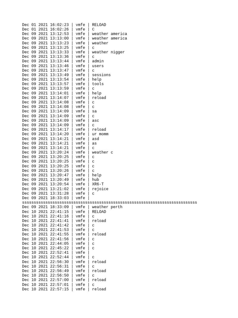 commandlogs | PDF | Computer Access Control | Network Service