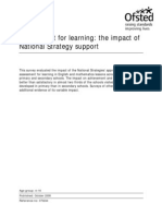 Ofsted Report On Assessment For Learning 2008