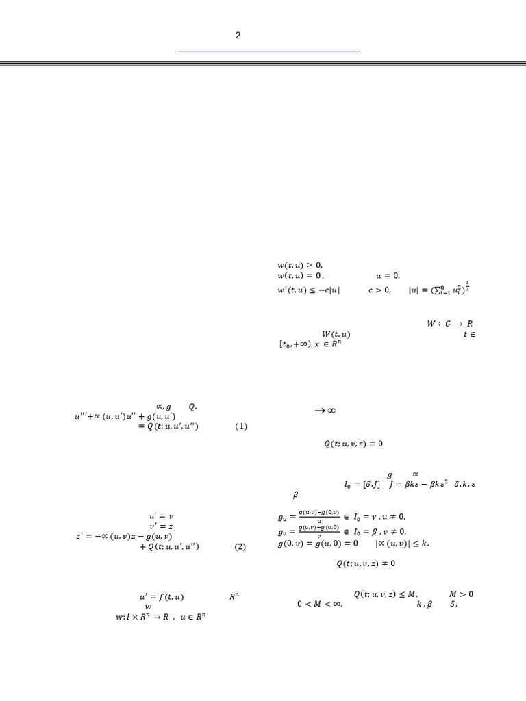 Asymptotic Stability in Nonlinear Equations | PDF | Stability Theory ...