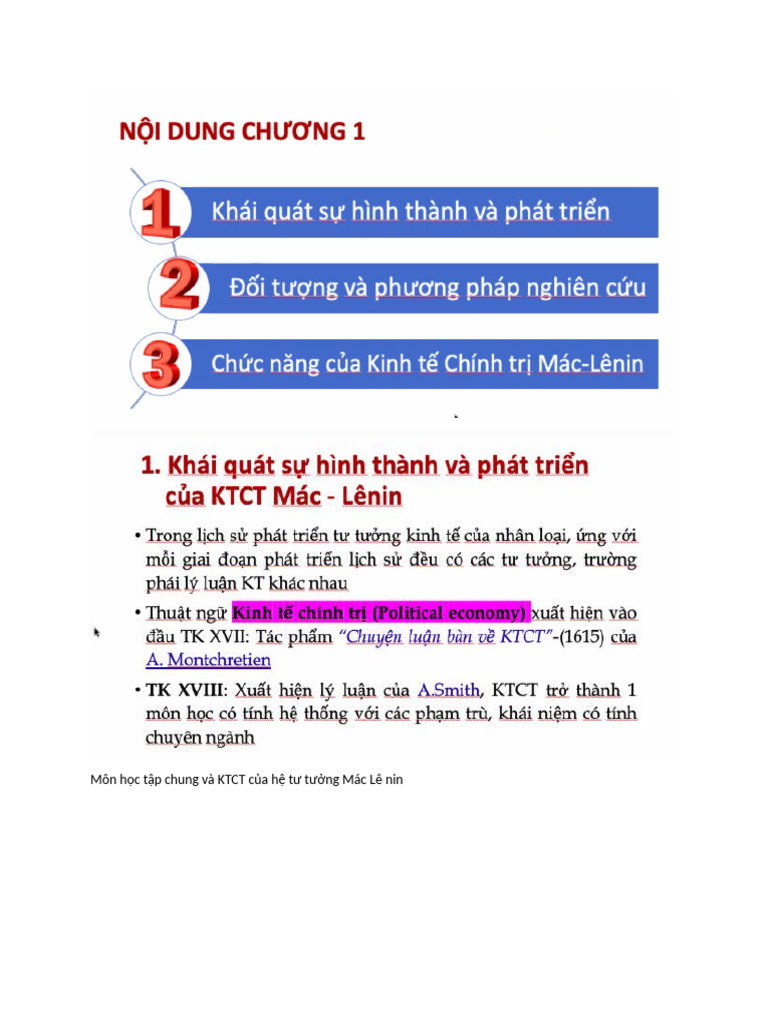 KTCT Mác Lenin | PDF