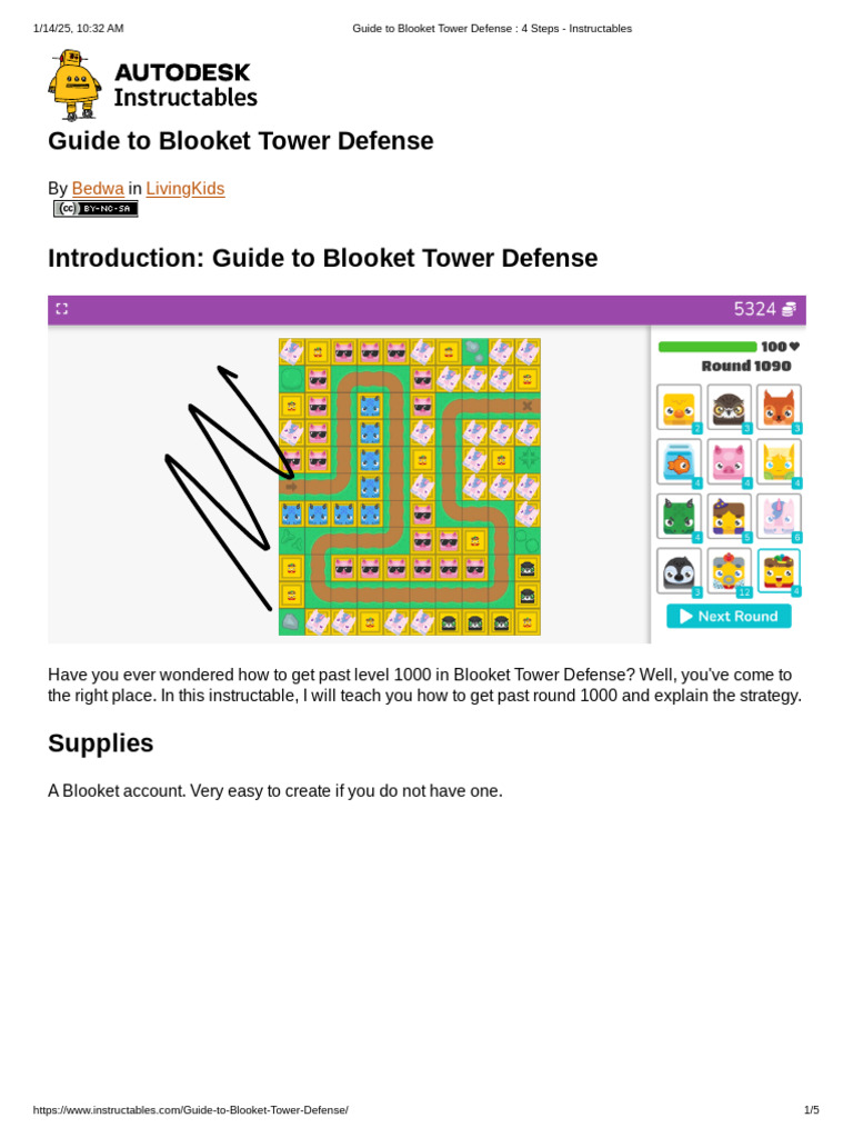 Blooket Tower Defense Strategy Guide | PDF