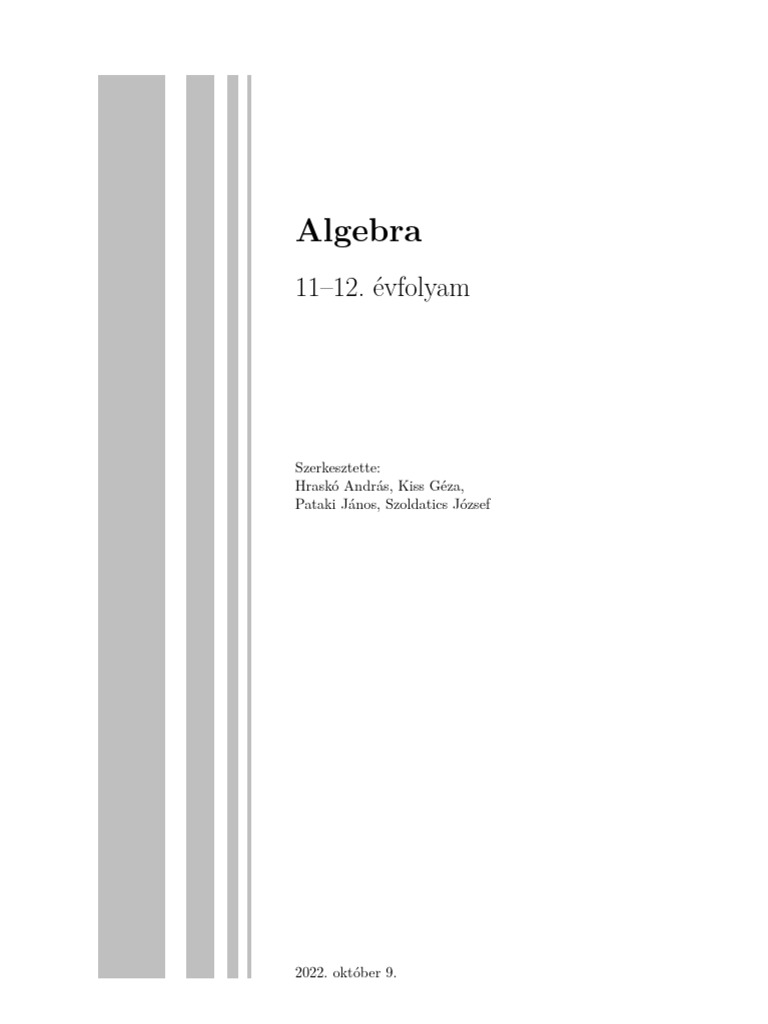 Algebra | PDF