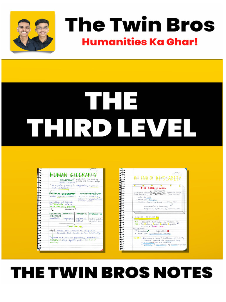 The Third Level Notes by The Twin Bros | PDF
