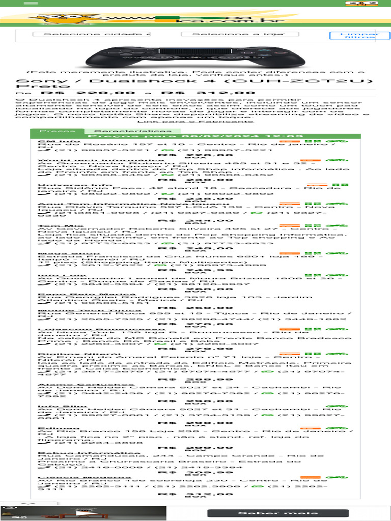 Dicas de Compras de Controle PS4 | PDF
