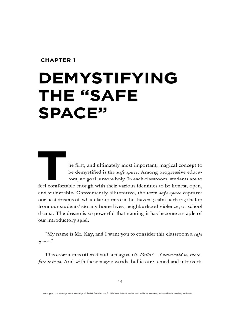 Chapter+1+Safe+Space+Not Light, But Fire How To Lead Meaningful Race Co ...
