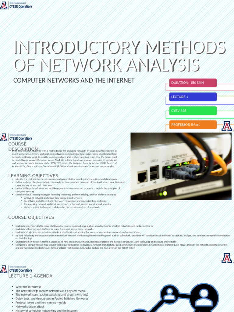 Network Analysis for Cyber Students | PDF | Computer Network ...