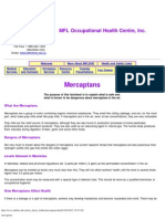Mercaptans: MFL Occupational Health Centre, Inc