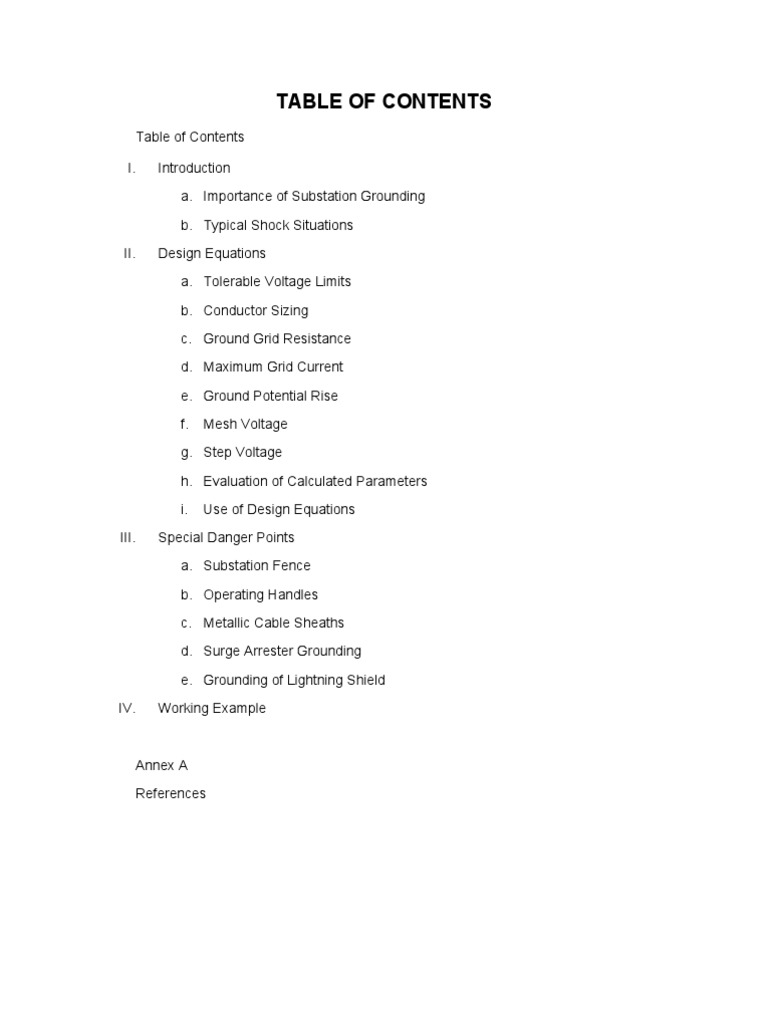 Substation Grounding Design Guide Pdf Electrical Substation Switch
