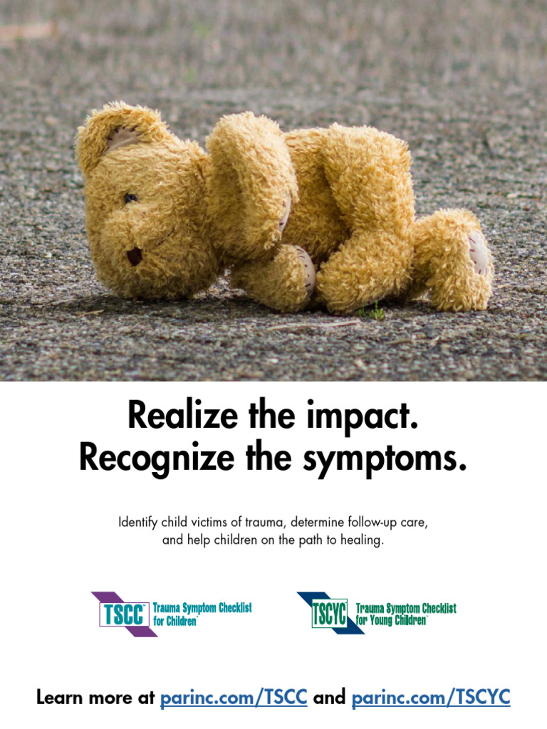 TSCYC and TSCC Trauma Assessments | PDF | Psychological Trauma ...