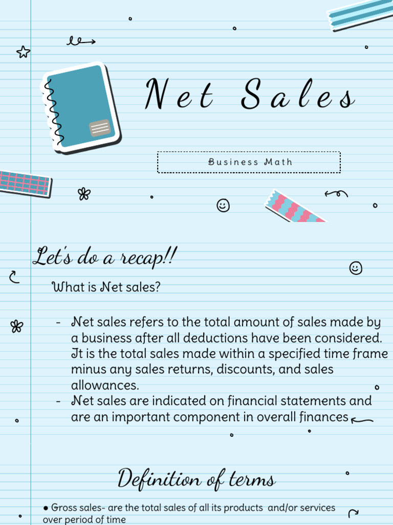 Net Sales Calculation Explained | PDF