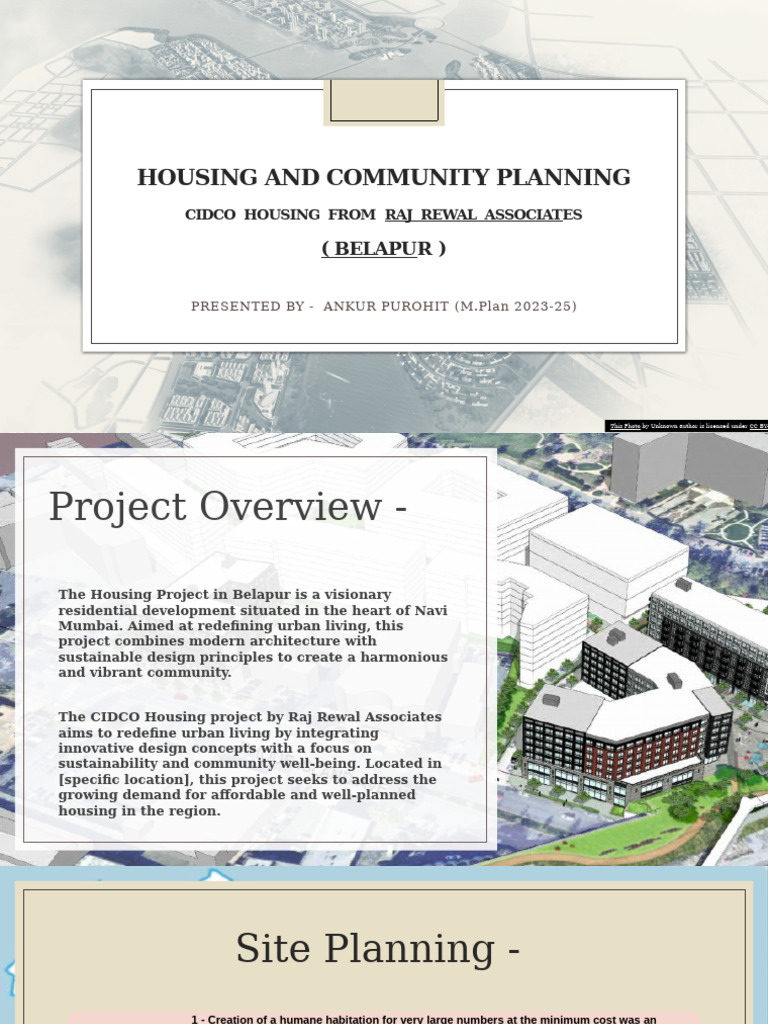 Housing and Community Planning | PDF