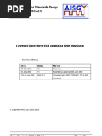 Control Interface For Antenna Line Devices: Antenna Interface Standards Group Standard No. AISG v2.0