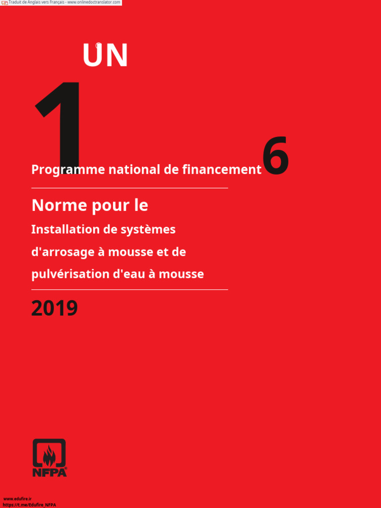 NFPA | PDF | Brevet | Loi