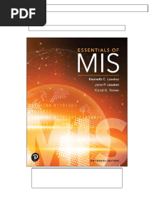 Test Bank for Essentials of MIS 15th Edition by Laudon