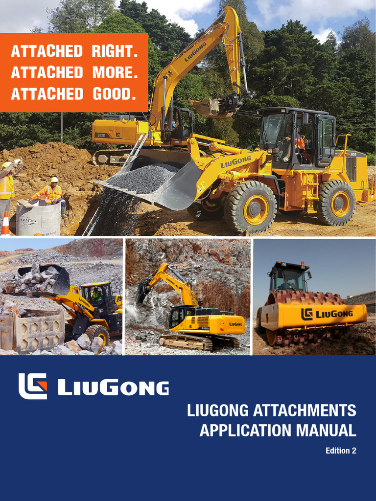 LiuGong Attachments Application Manual | PDF | Loader (Equipment ...