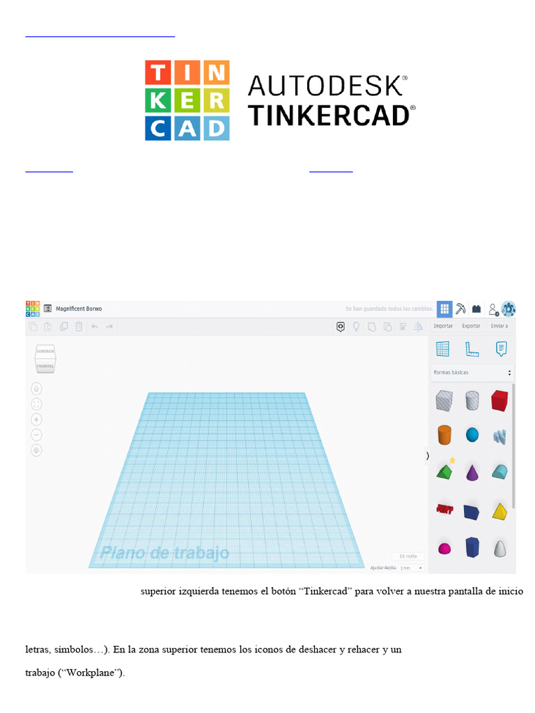 Tutorial Básico de Tinkercad | PDF