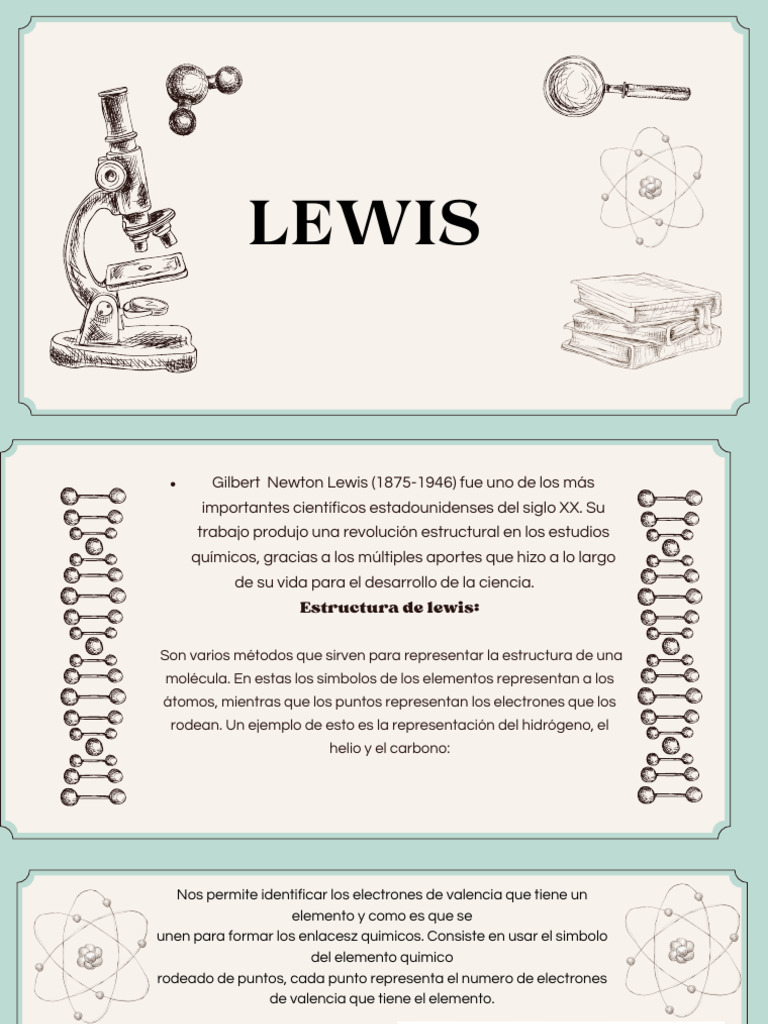 Biografía de Gilbert N. Lewis | PDF