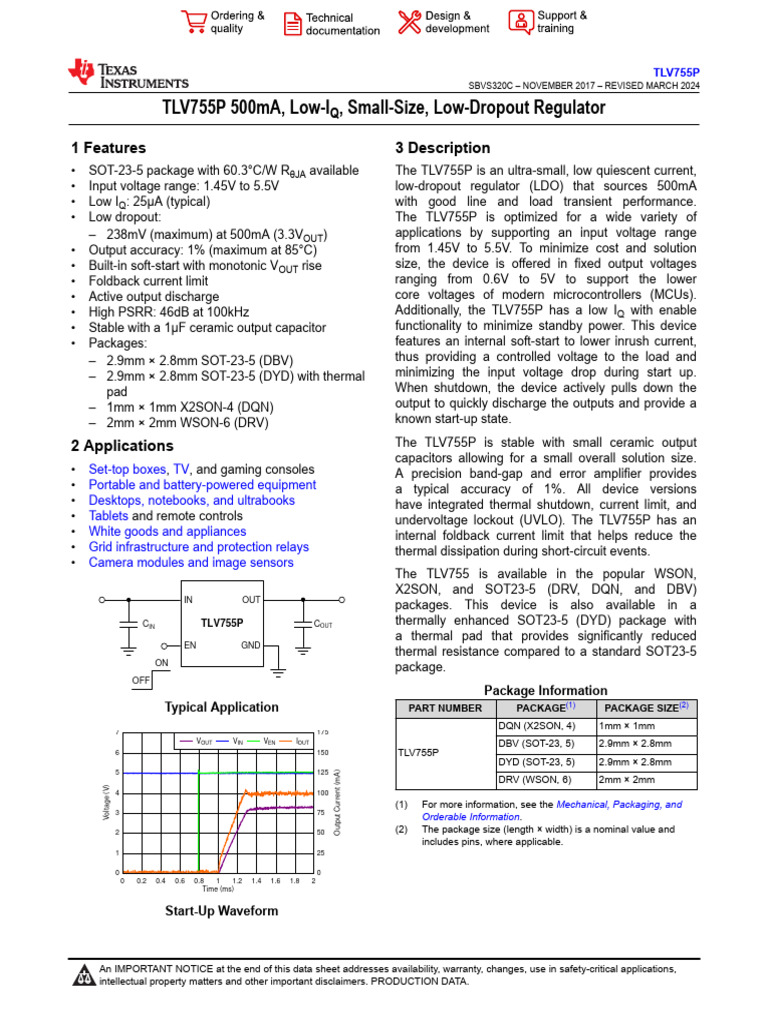 TLV 755 P | PDF | Electrostatic Discharge | Electrical Engineering