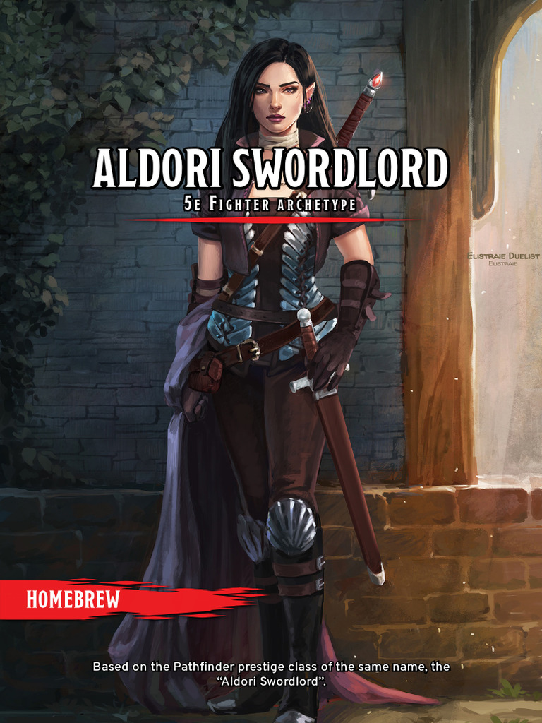 Aldori Swordlord Fighter Archetype | PDF | Duel | Swordsmanship
