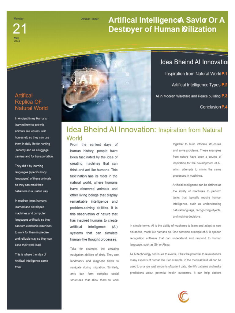 Final Artical Artifical Intelligence 22 | PDF | Artificial Intelligence ...