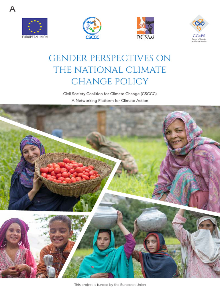 Gender Prespecticves On The National Climate Change Policy PK | PDF ...