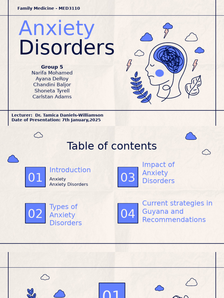 Anxiety Disorders | PDF | Anxiety | Anxiety Disorder