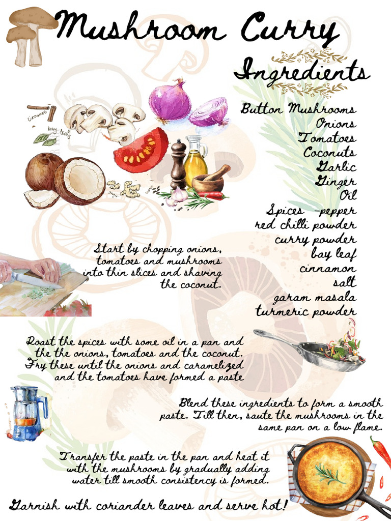 Mushroom Curry | PDF