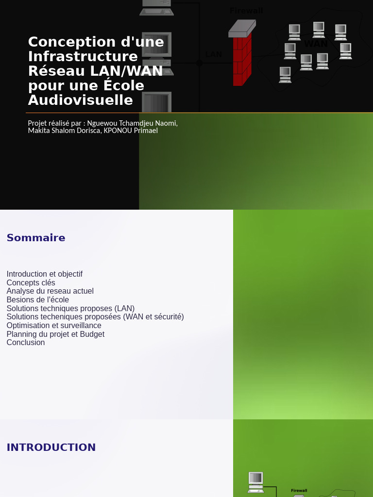 Infrastructure Réseau École Audiovisuelle | PDF | Architecture de ...