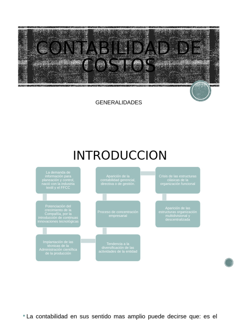 Contabilidad de Costos: Conceptos y Diferencias | PDF | Costo | Salario