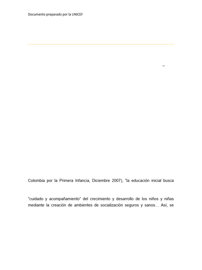 Educación Inicial | PDF | Educación de la primera infancia | Pobreza