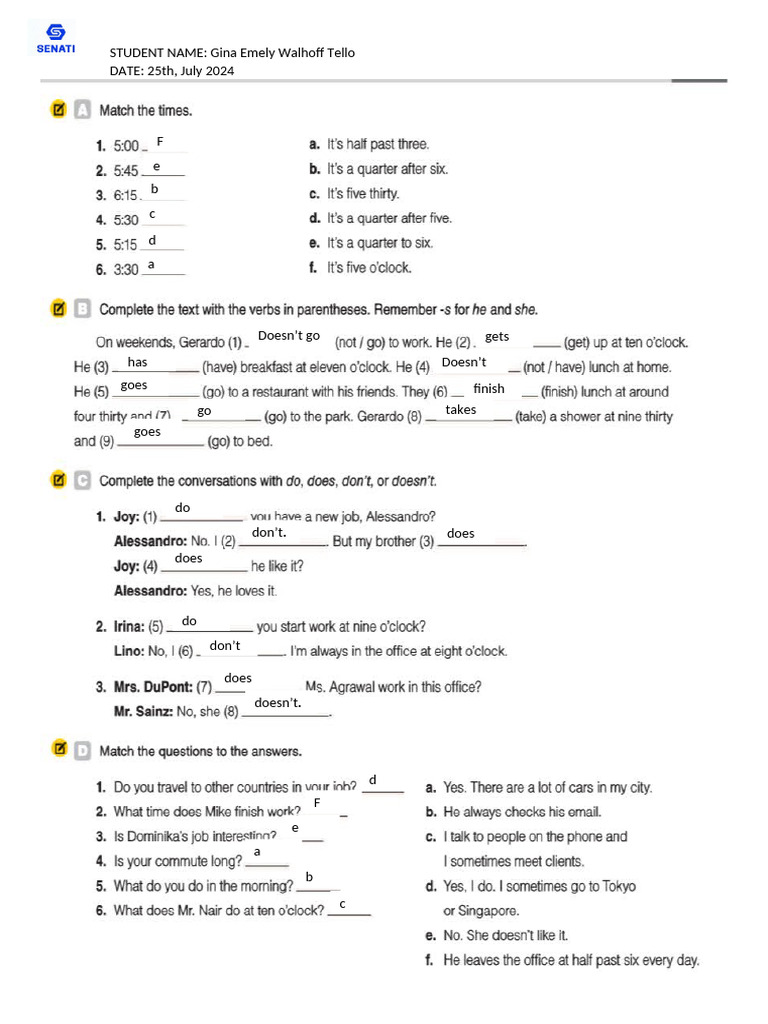 Student Assessment Gina Walhoff Tello Pdf