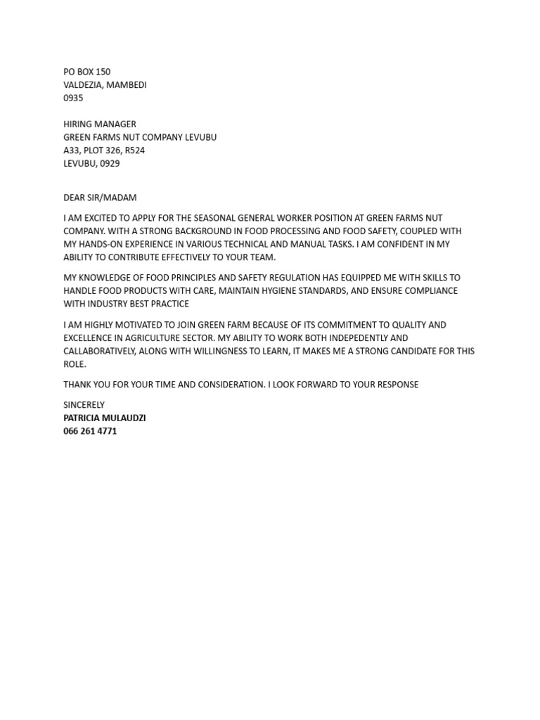 Po box 150 pdf