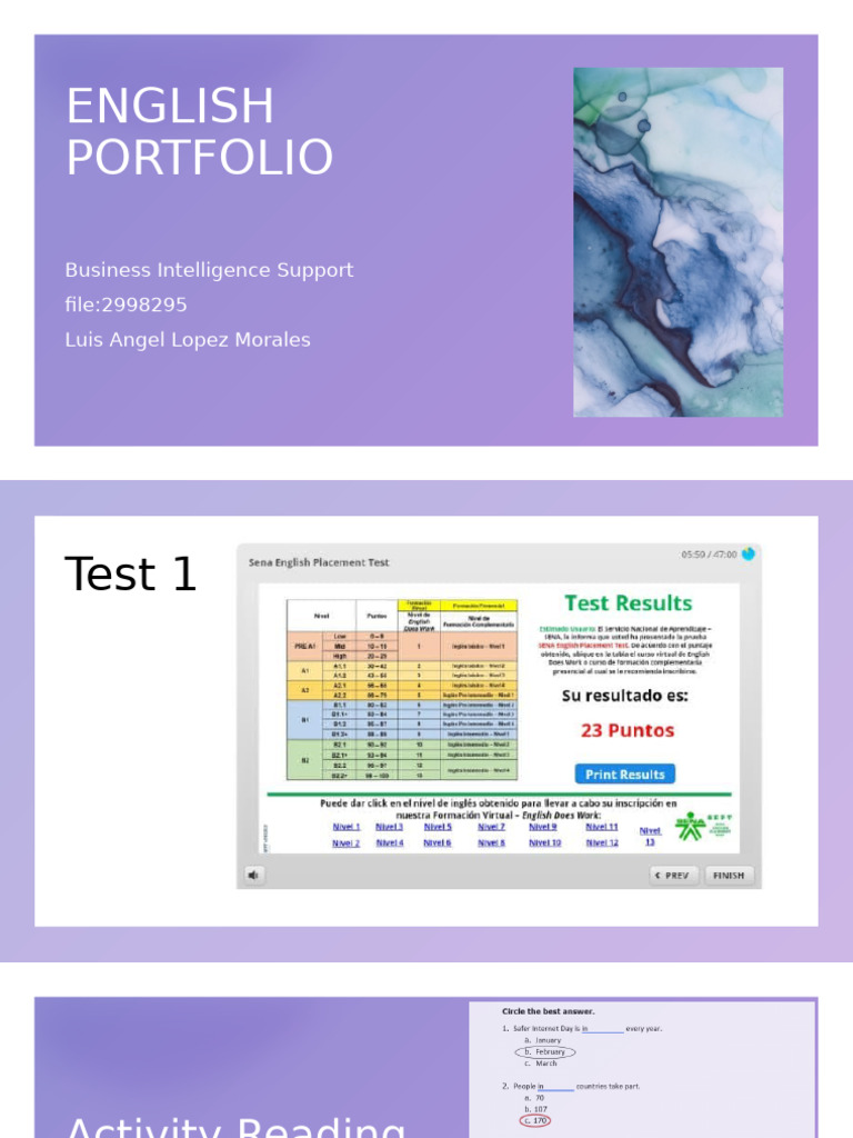 English Language Learning Activities | PDF
