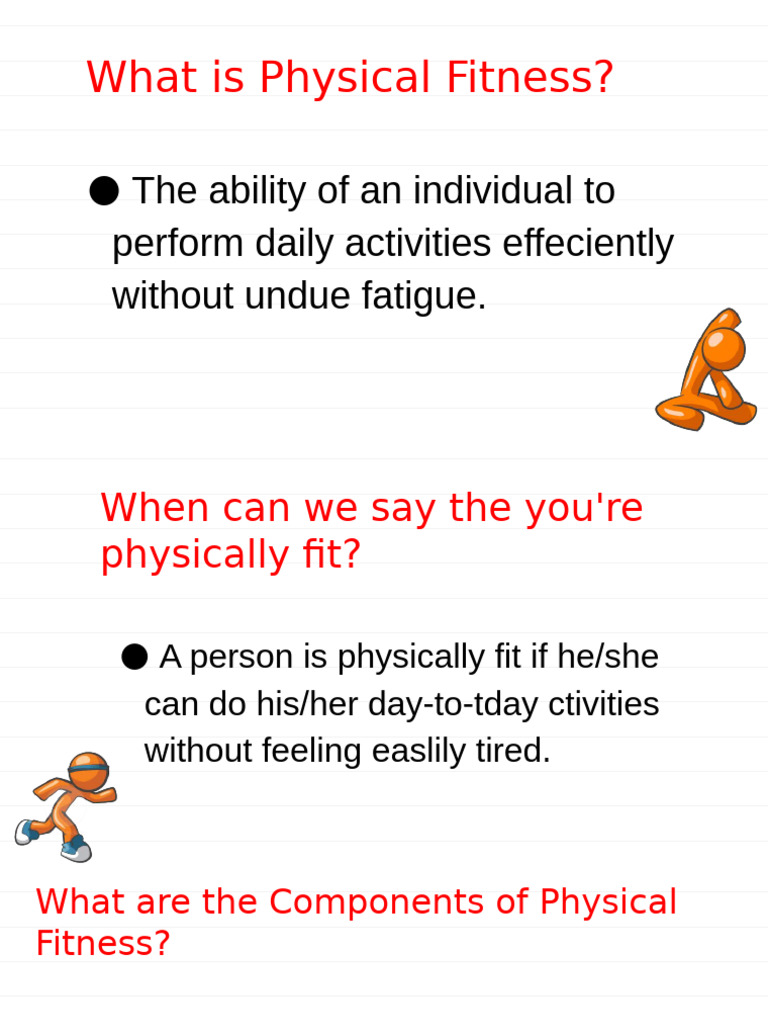 Understanding Physical Fitness Components | PDF | Heart Rate | Physical ...