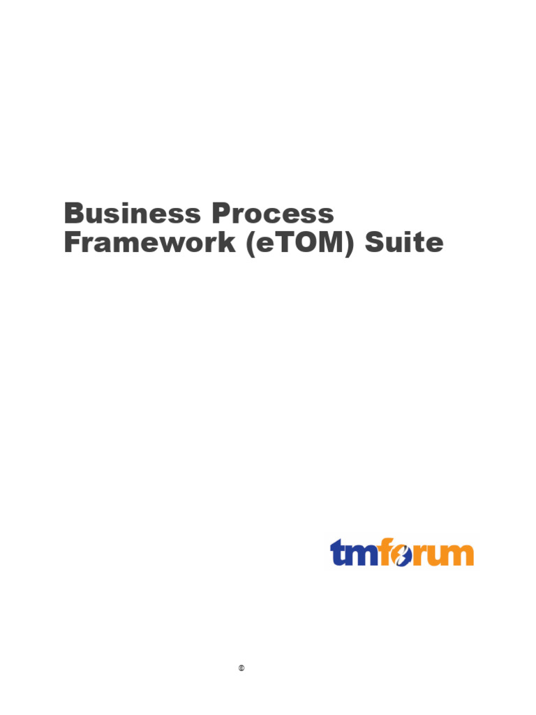 (PD) Documentos - eTOM - Business Process Framework Suite Release Notes ...